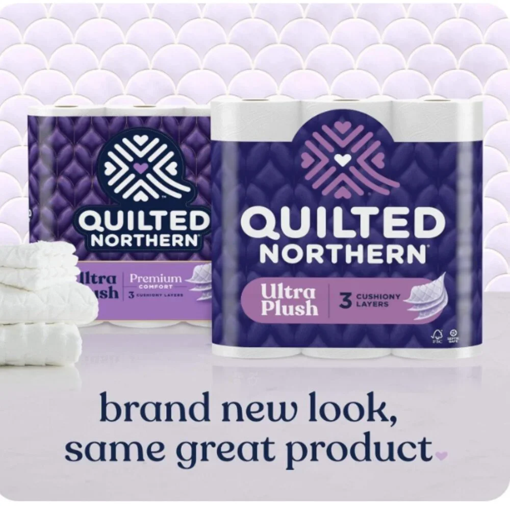 Quilted Northern Ultra Plush Toilet Paper, 18 Mega Rolls = 72 Regular Rolls,